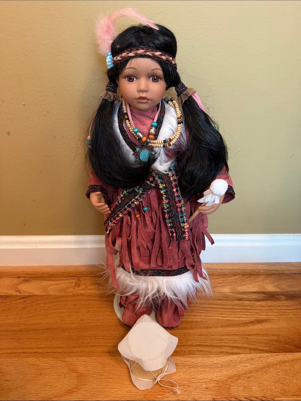 Vintage Handcrafted Native-Style Doll